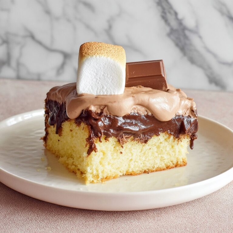 S’mores Poke Cake Recipe