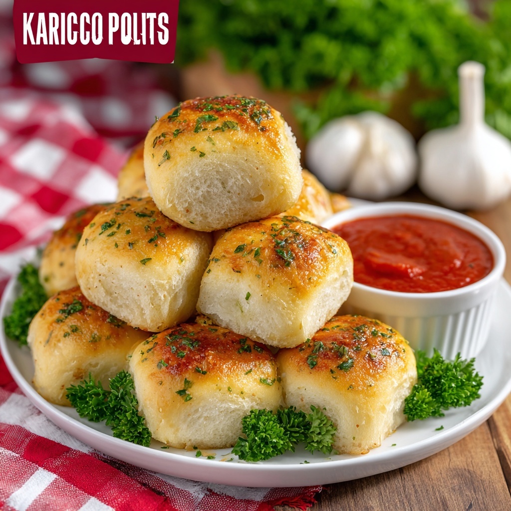 Keto Garlic Rolls Recipe - Recipe Image