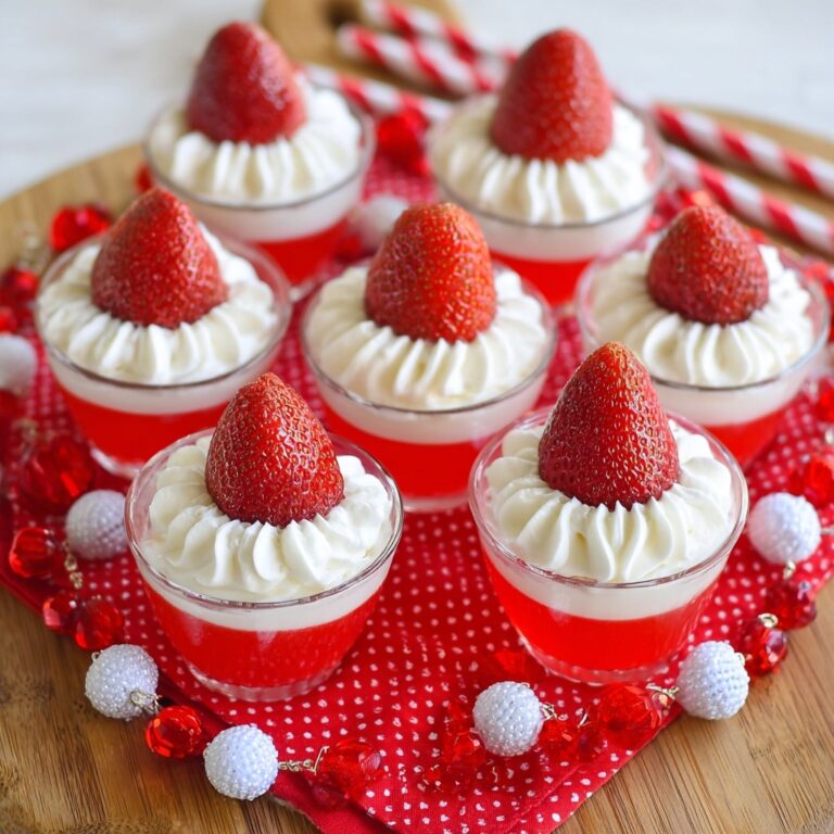 Santa Hat Jello Shots Recipe