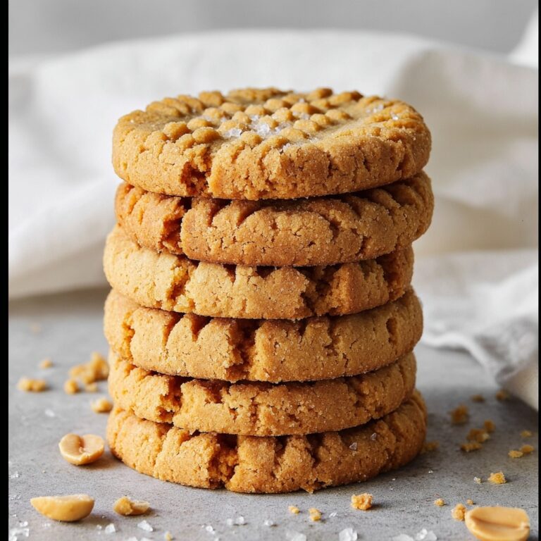 Chewy Peanut Butter Cookies Recipe