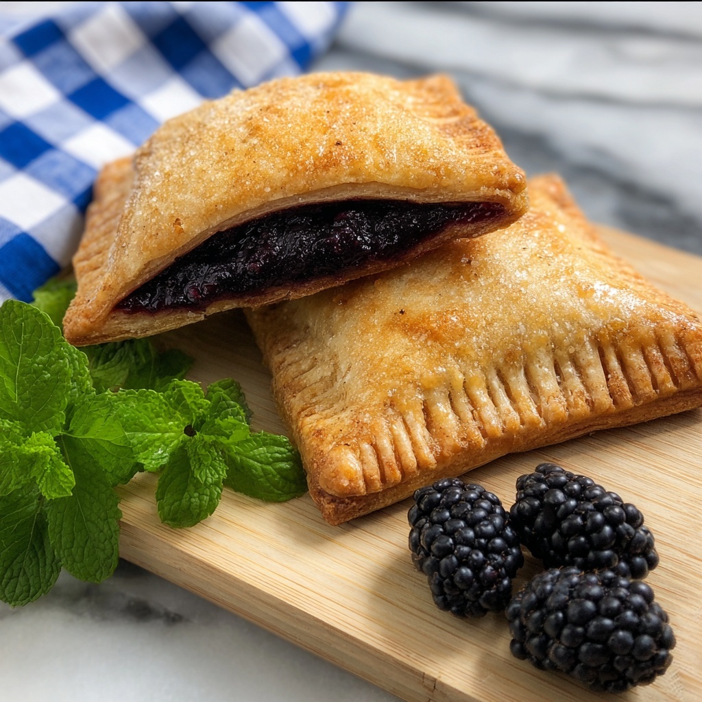 Air Fryer Blackberry Hand Pies Recipe - Recipe Image
