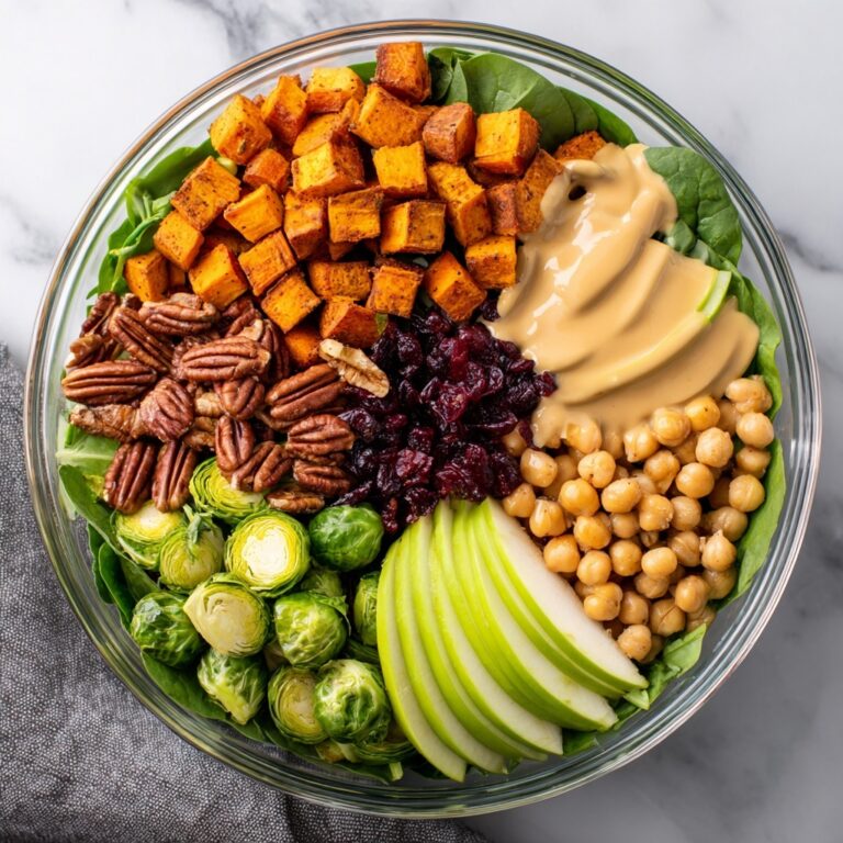 Harvest Quinoa Bowl with Creamy Tahini Dressing Recipe