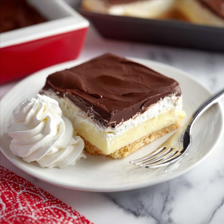No Bake Eclair Cake Recipe