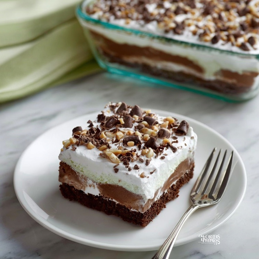 Andes Mint Brownie Lush Recipe - Recipe Image