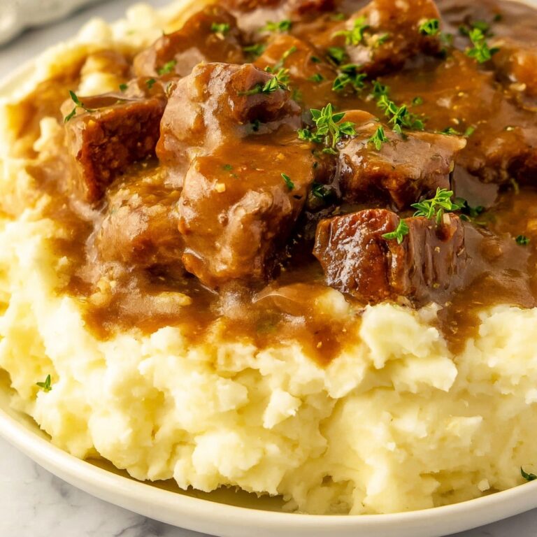 Beef Tips and Gravy (2 Ways) Recipe