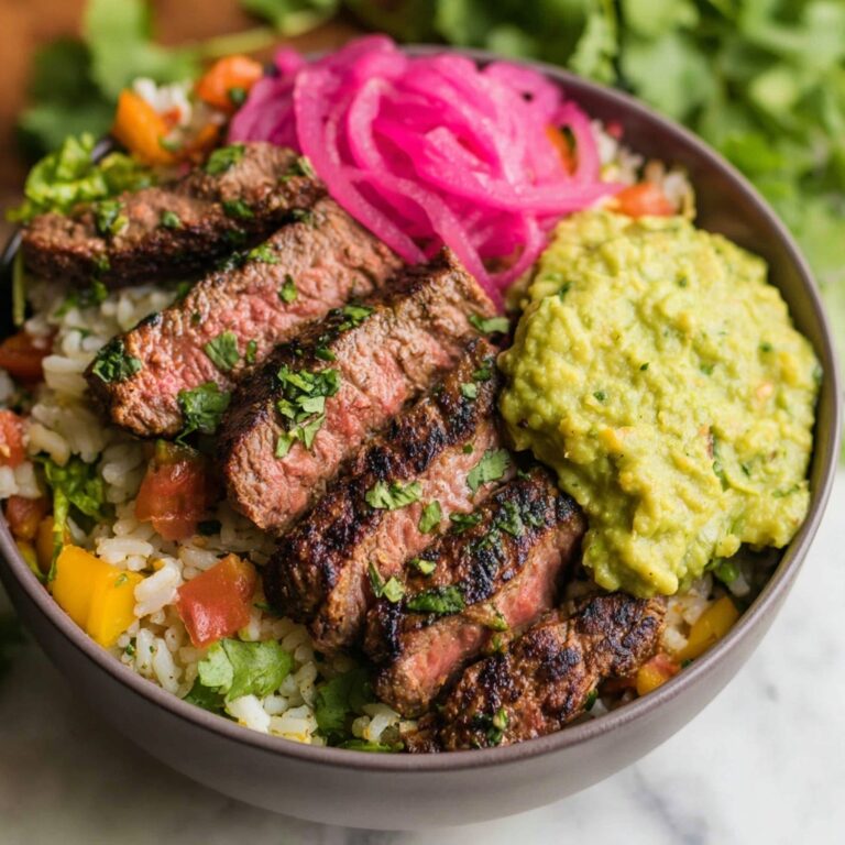 Garlic Guajillo Steak (Chipotle Copycat) Recipe