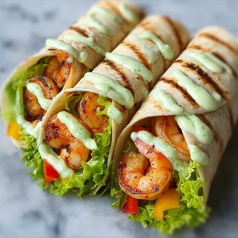 Caesar Shrimp Wraps Recipe