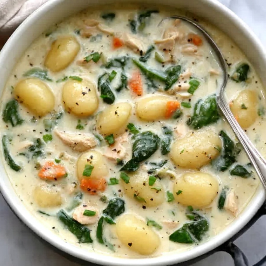 Creamy Gnocchi Soup Recipe - Recipe Image