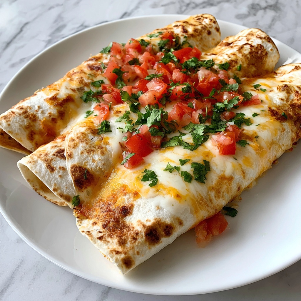 Baked Chicken Chimichangas: Easy and Delicious Recipe - Recipe Image
