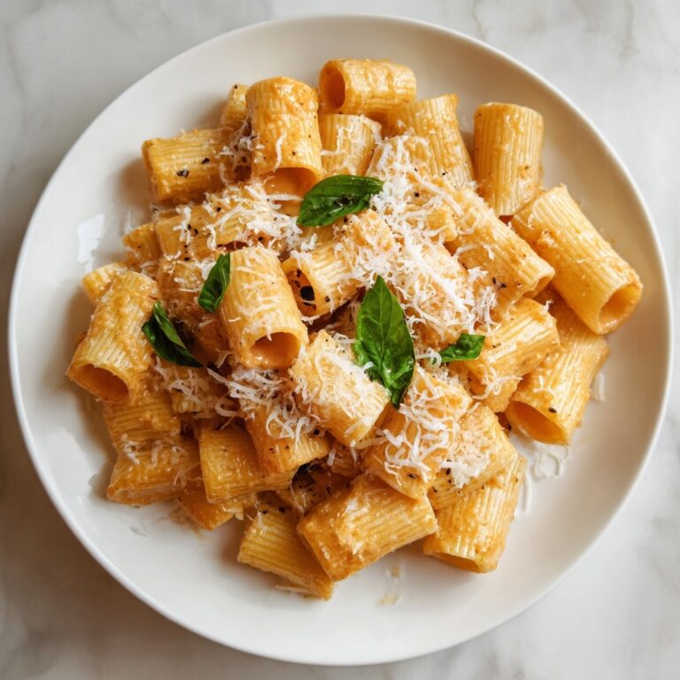Spicy Basil Rigatoni Recipe