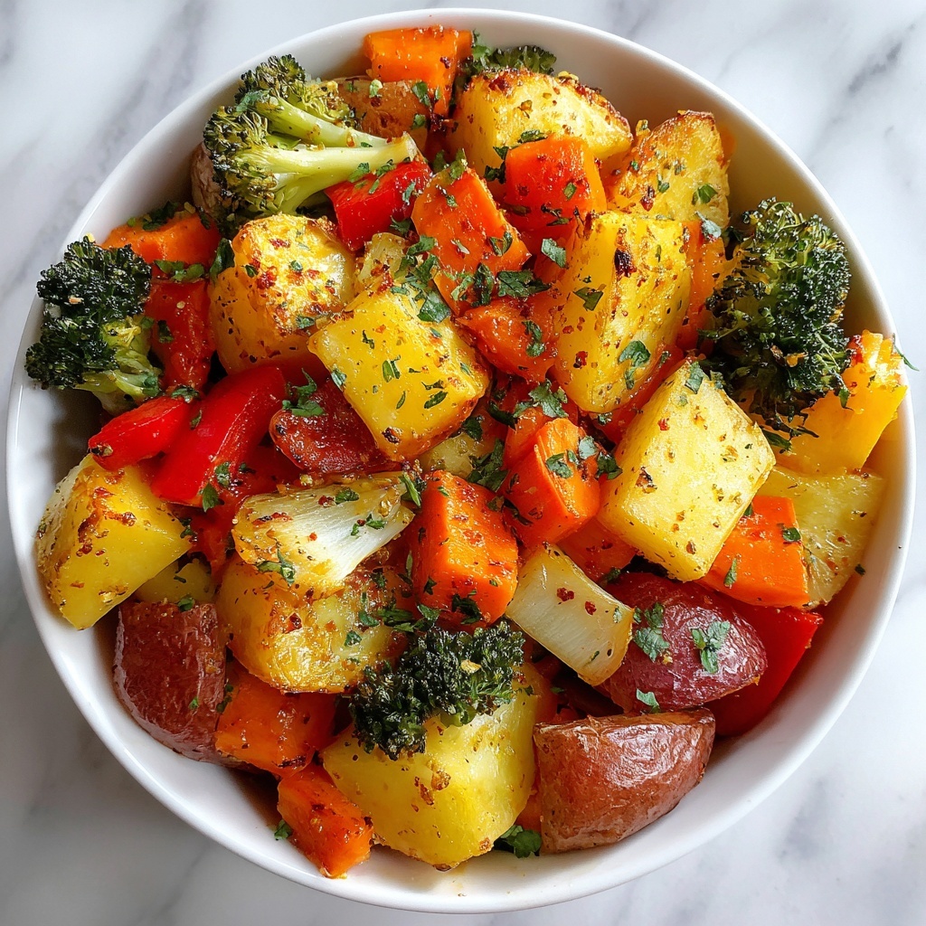 Air Fryer Mixed Vegetables with Lemon and Parmesan Recipe - Recipe Image