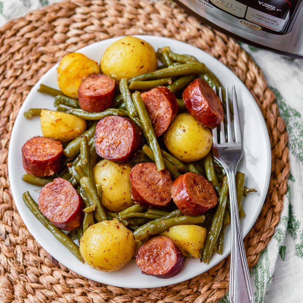 Crockpot Sausage and Potatoes Recipe - Recipe Image