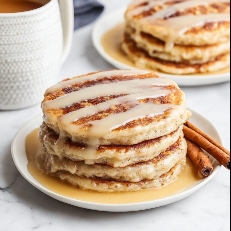 Cinnamon Roll Pancakes Recipe