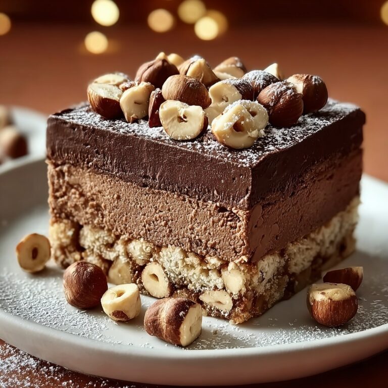Indulgent Egyptian Hazelnut Cake with Rich Chocolate Frosting Recipe