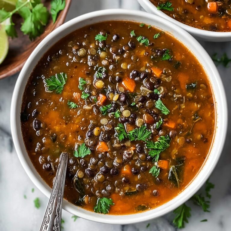 Black Bean and Lentil Soup Recipe