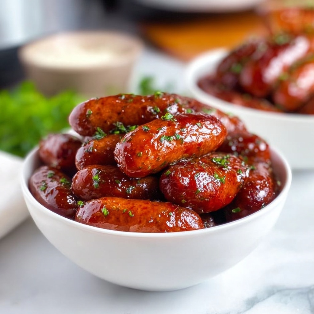 Slow Cooker Smokies with Grape Jelly Recipe - Recipe Image