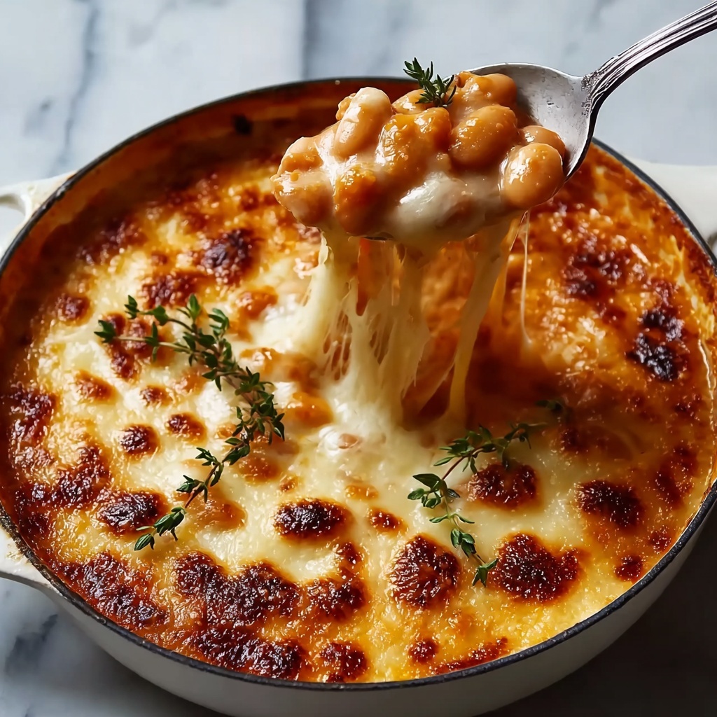 Irresistibly Cheesy White Bean Tomato Bake for Easy Dinners Recipe - Recipe Image