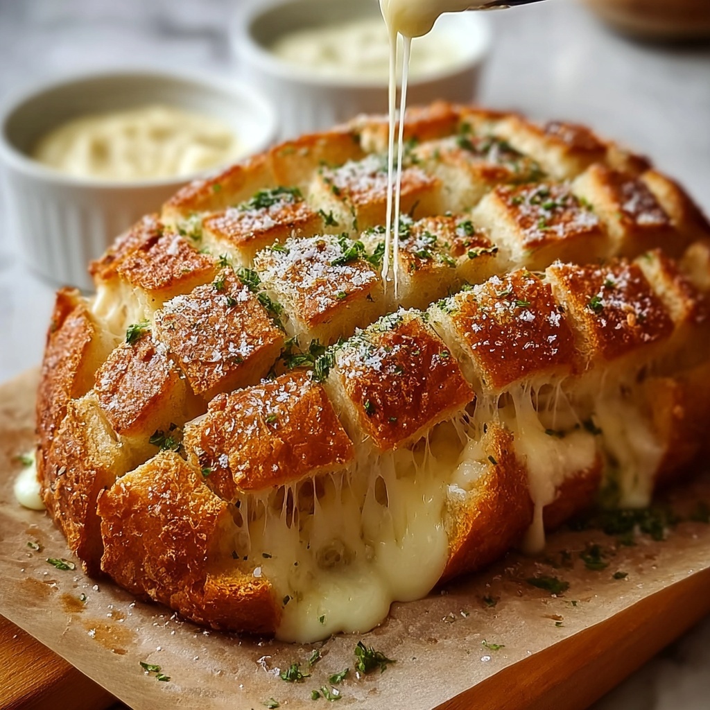 Irresistibly Easy Garlic Parmesan Herb Bread for Every Meal Recipe - Recipe Image