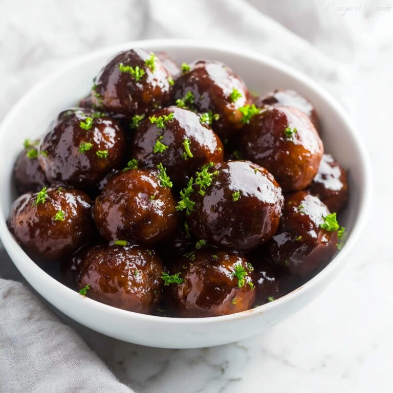 5 Ingredient Cranberry Glazed Turkey Slow Cooker Meatballs Recipe