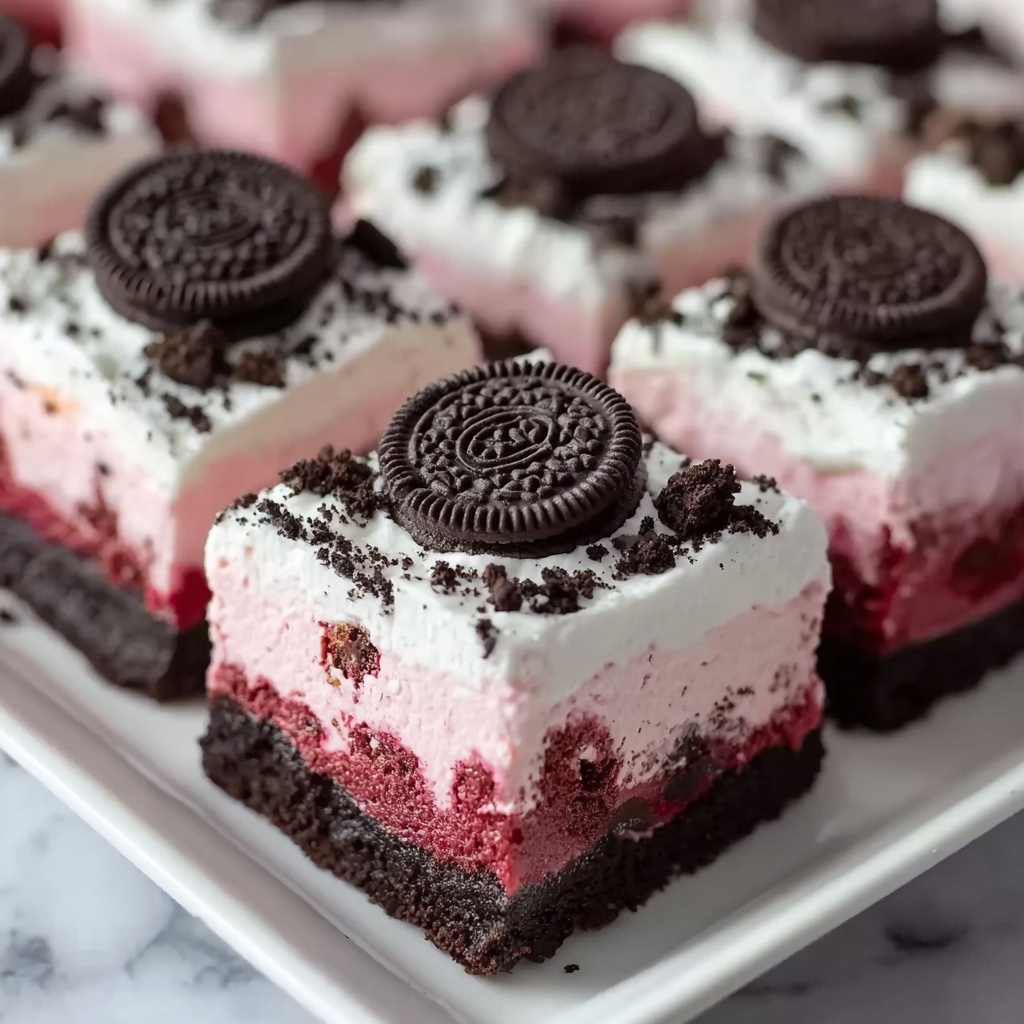 Cookies & Cream Red Velvet Brownies Recipe - Recipe Image