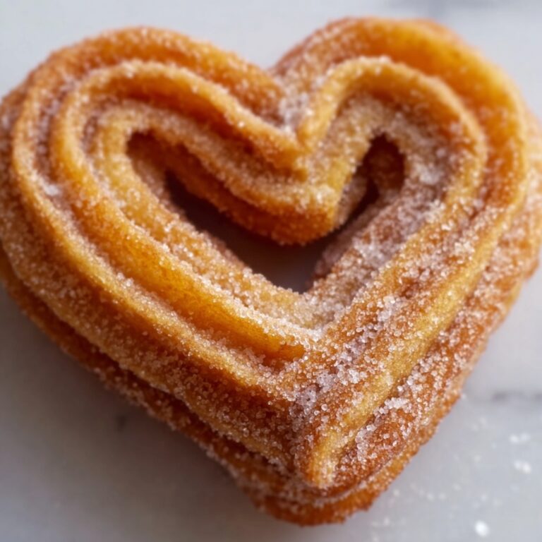 Heart-Shaped Churros with Cinnamon-Sugar Coating and Chocolate Dipping Sauce Recipe
