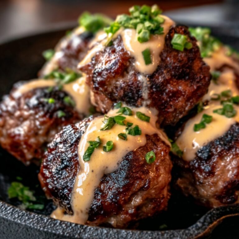 Juicy Korean-Style BBQ Meatballs with Spicy Mayo Sauce Recipe