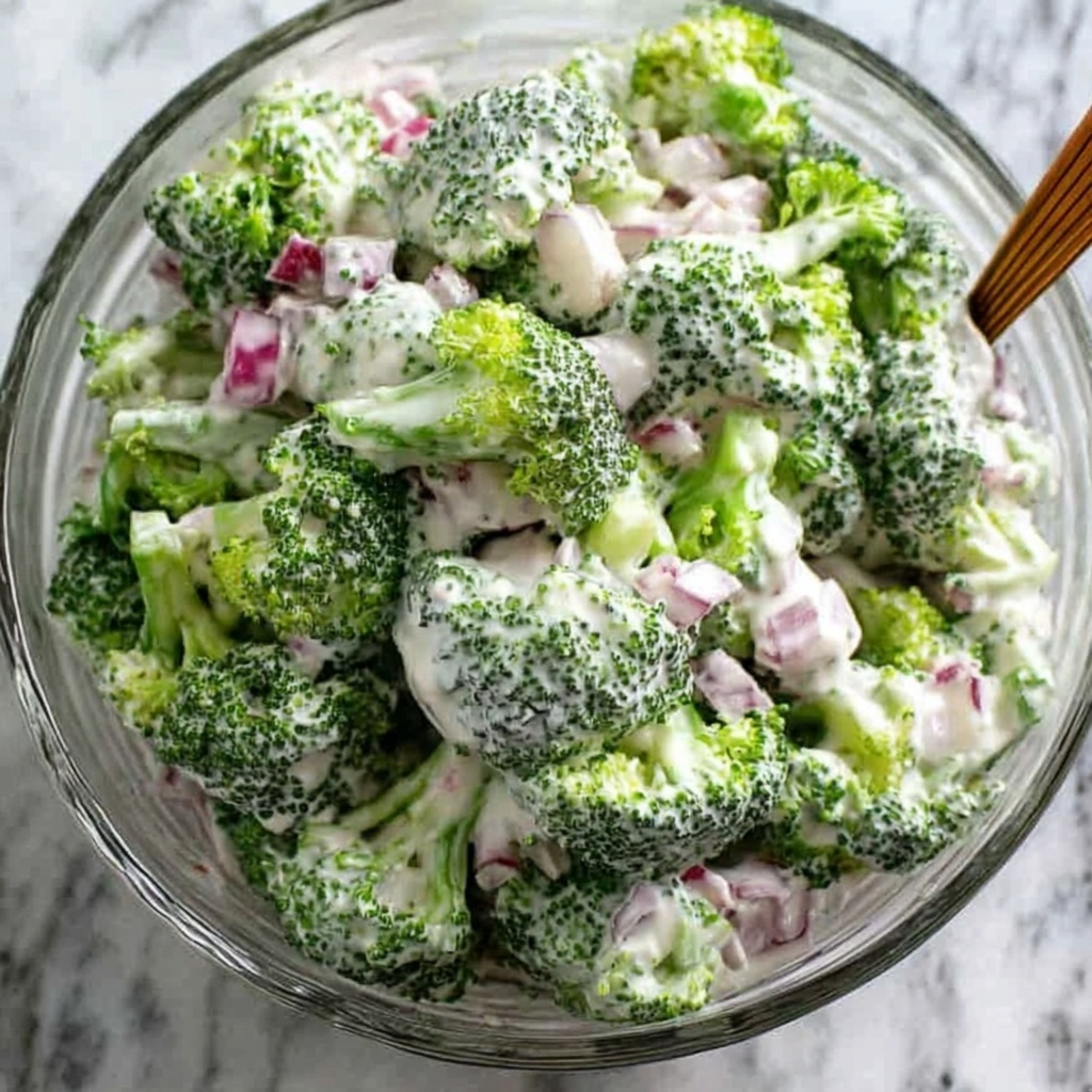 Broccoli Salad with Creamy Cranberry and Sunflower Seed Dressing Recipe - Recipe Image