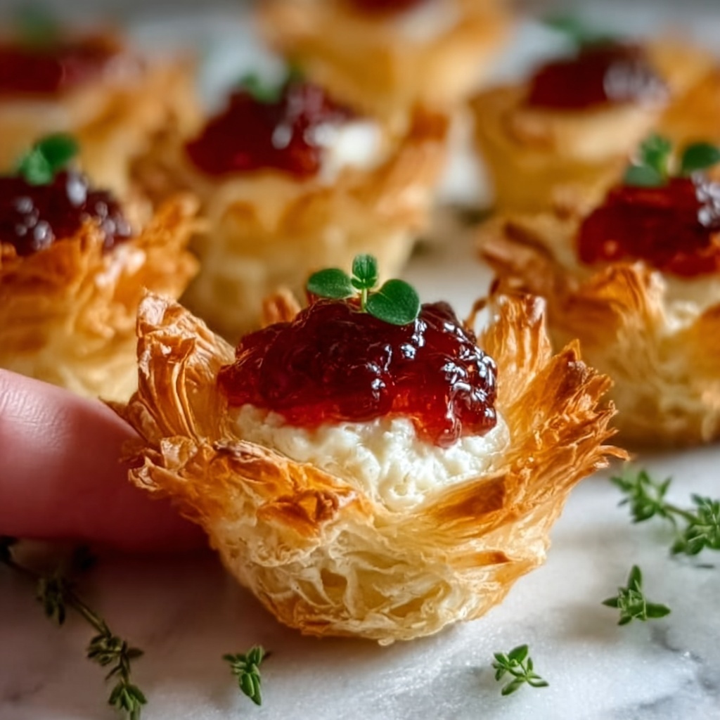 Quick Pepper Jelly Cream Cheese Dip: Easy Appetizer Bites Recipe - Recipe Image