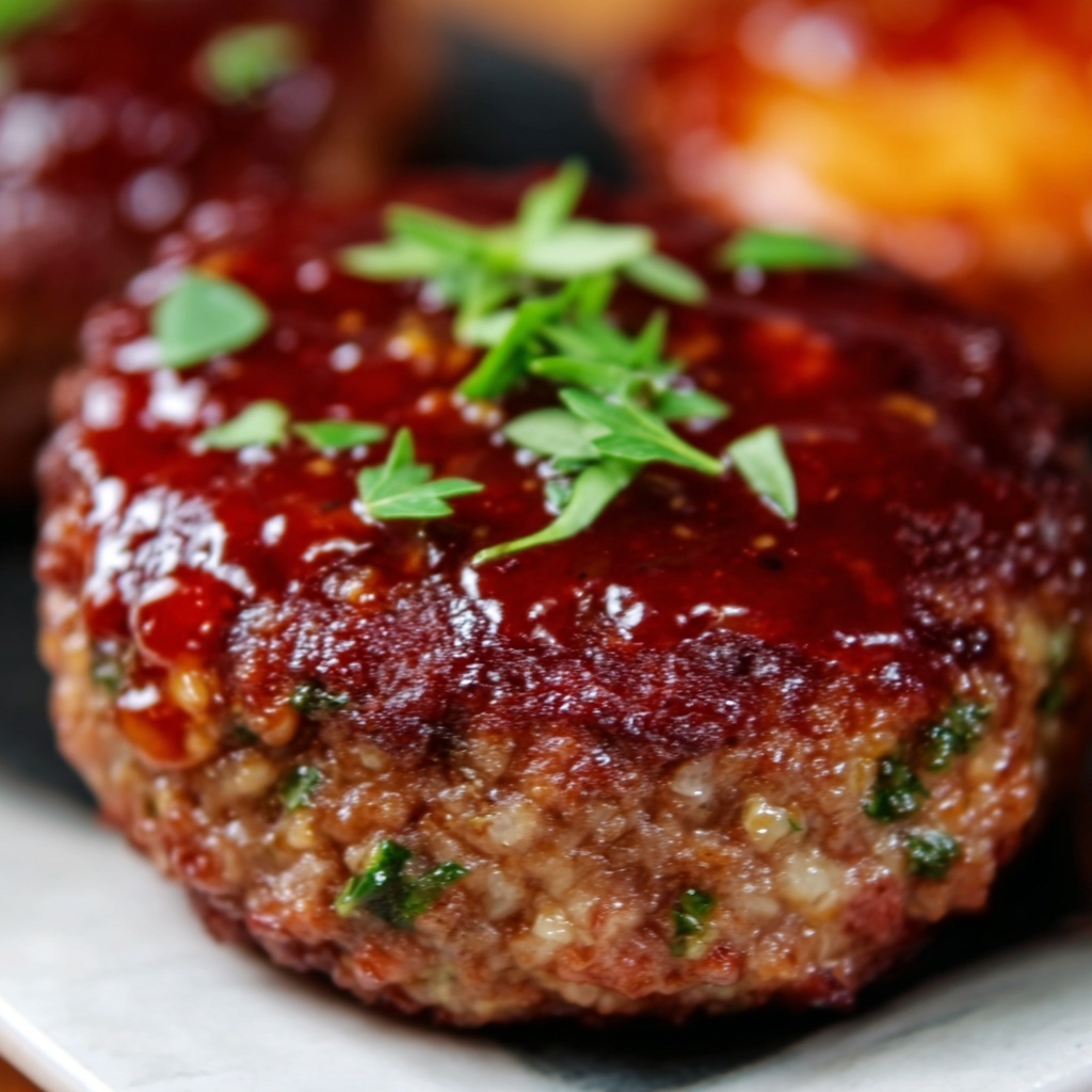 Easy Italian Mini Meatloaf Recipe - Recipe Image