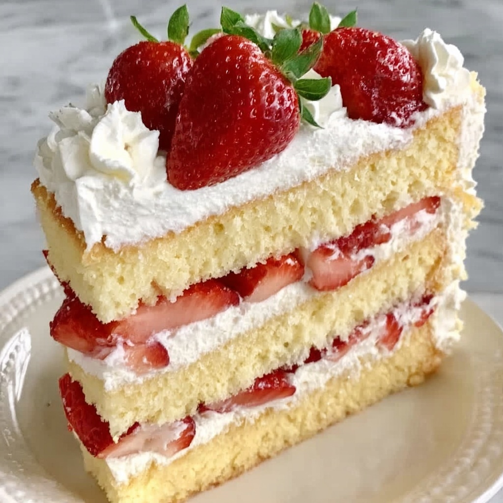 Strawberry Shortcake Cake Recipe - Recipe Image