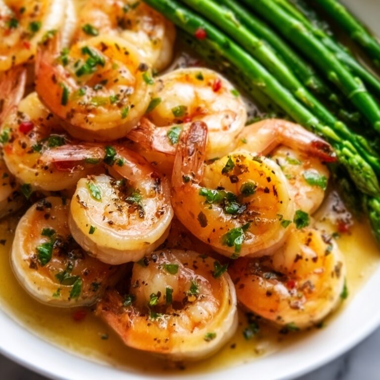 Lemon Garlic Shrimp and Asparagus Recipe