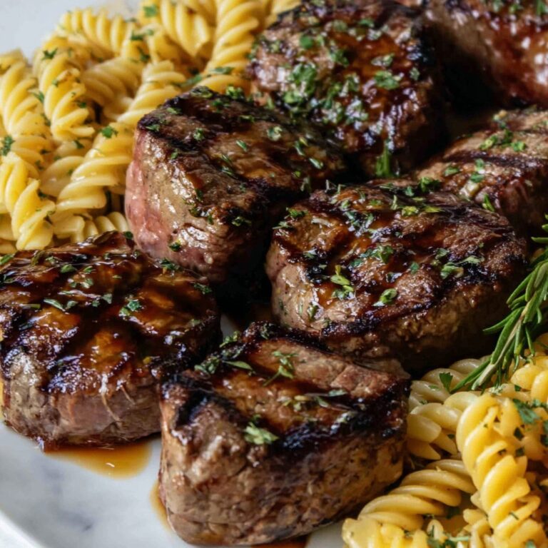Creamy Cajun Butter Steak Pasta Skillet Recipe