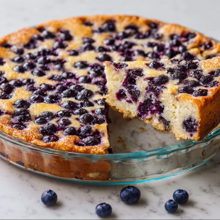 Crustless Blueberry Pie Recipe