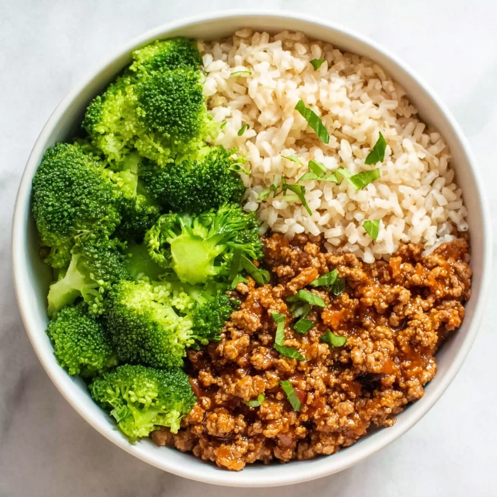 Sweet & Spicy Ground Turkey & Broccoli Bowls Recipe - Recipe Image