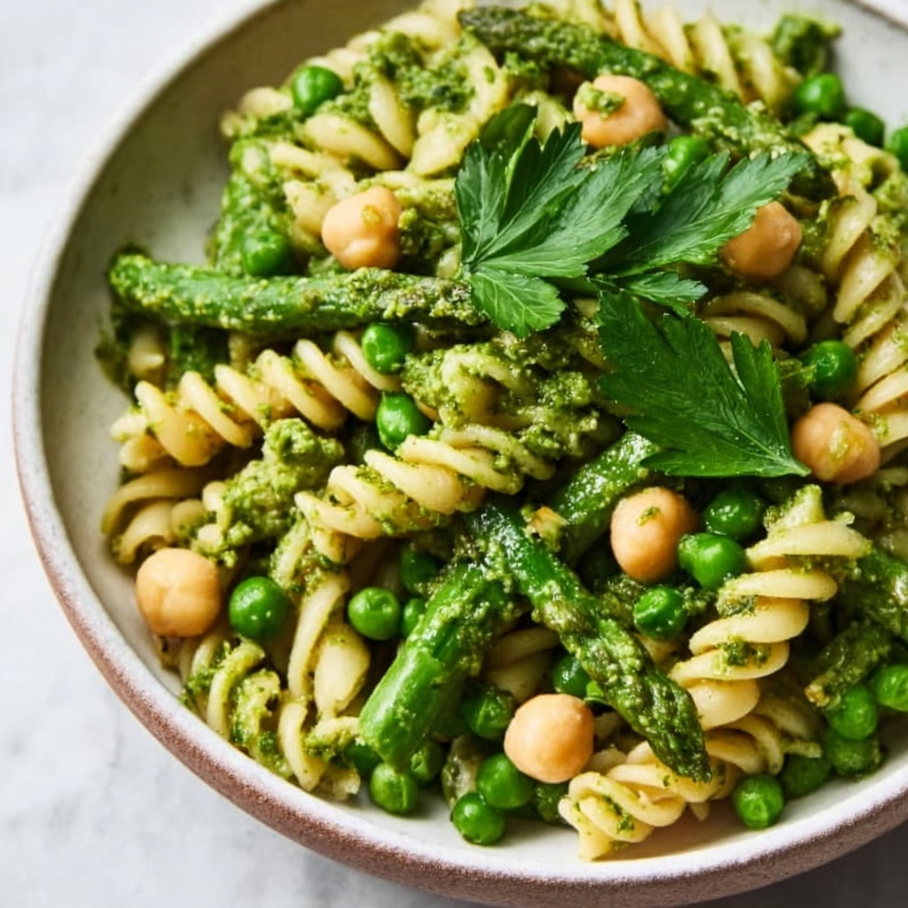 Green Goddess Pesto Pasta Salad Recipe - Recipe Image
