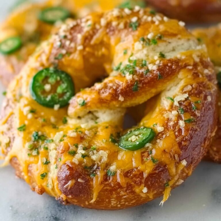 Jalapeño Cheese Stuffed Pretzels Recipe