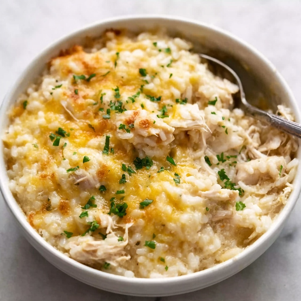 Creamy Chicken & Rice Casserole Recipe - Recipe Image