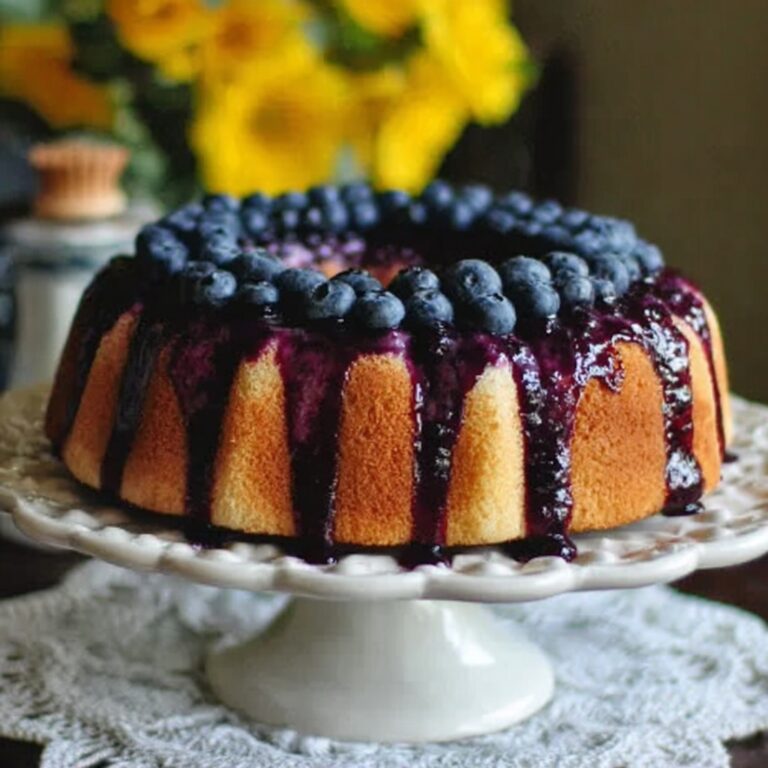 Buttermilk Blueberry Breakfast Cake Recipe