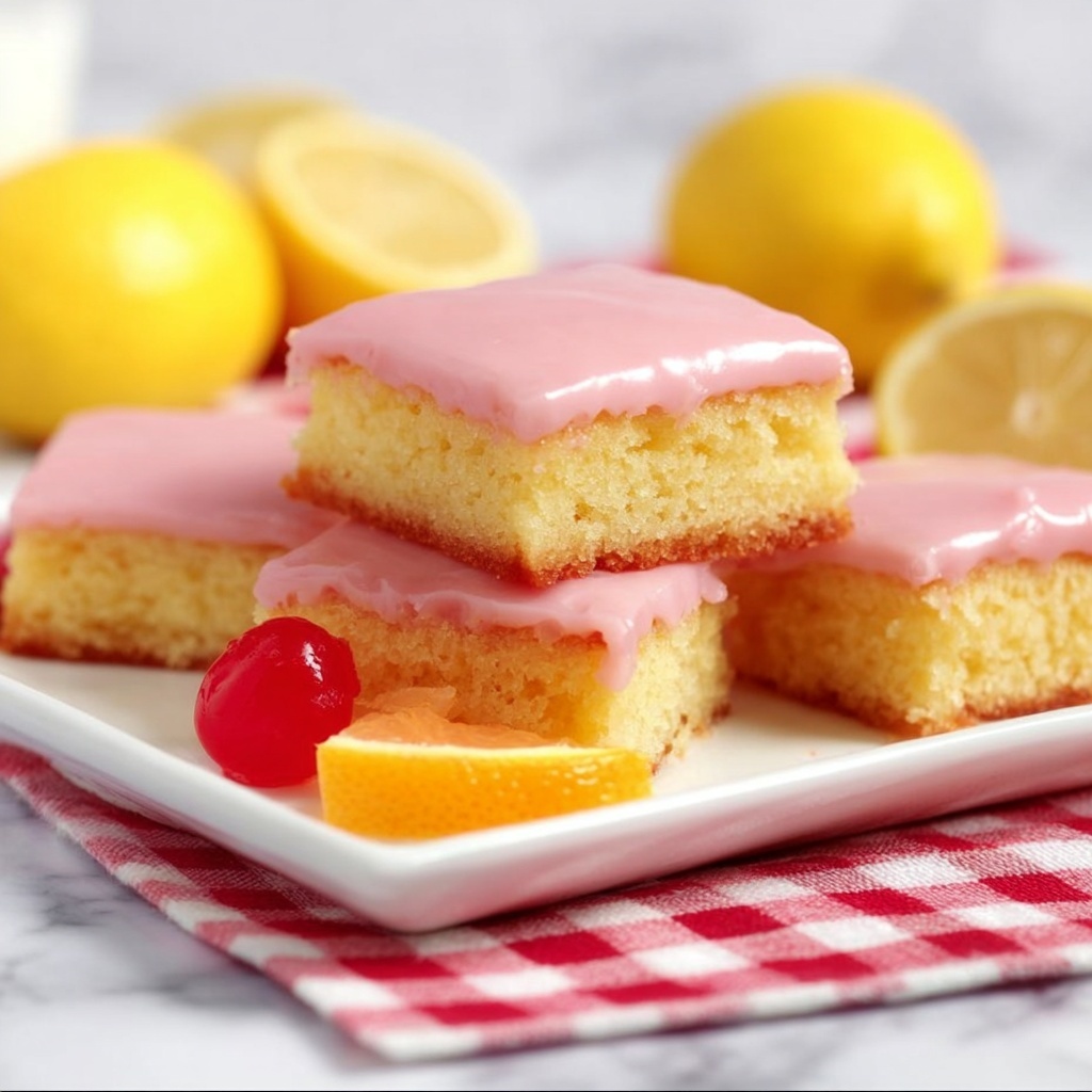 Cherry Lemonade Bars Recipe - Recipe Image