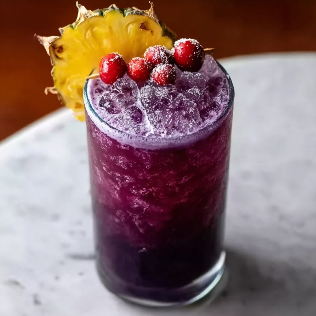 Jamaican Purple Rain Mocktail Recipe - Recipe Image
