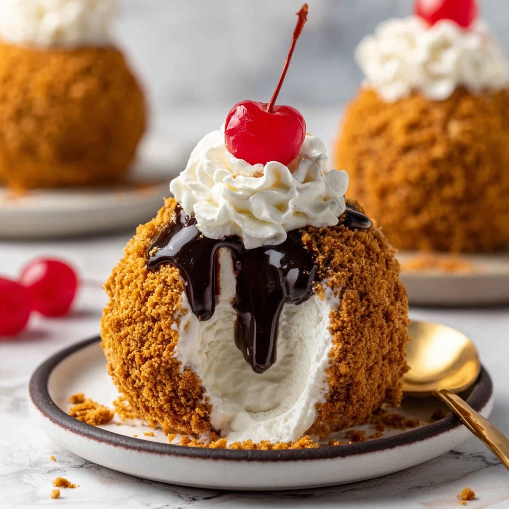Homemade Fried Ice Cream Recipe - Recipe Image