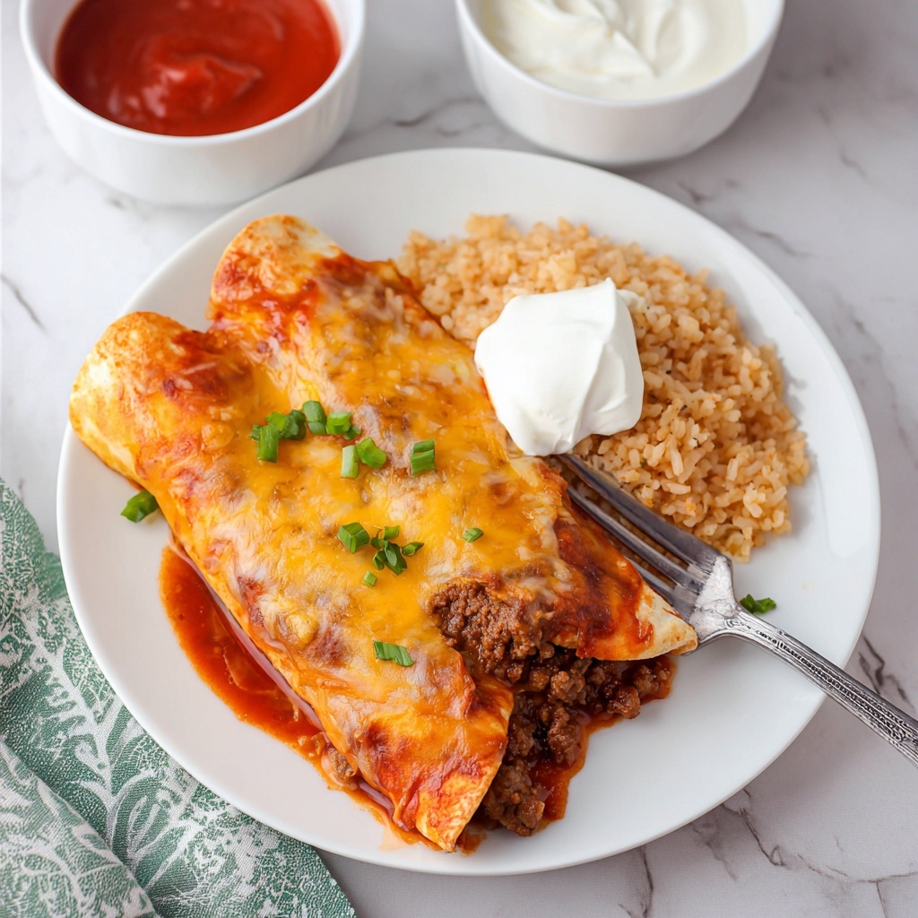 Beef Enchiladas (Quick and Easy) Recipe - Recipe Image