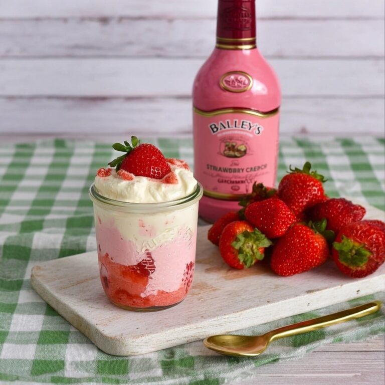 Bailey’s Strawberry Mug Cake Recipe