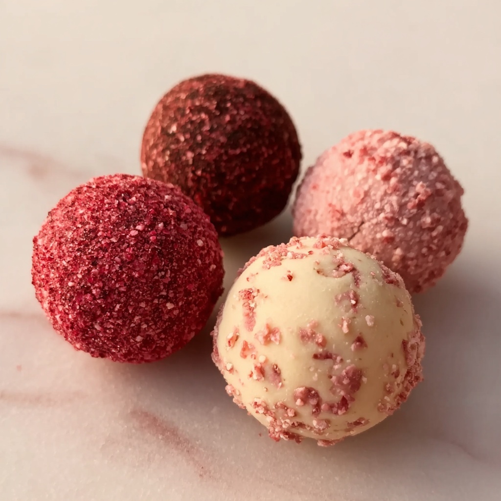 Healthy Strawberry Protein Balls Recipe - Recipe Image