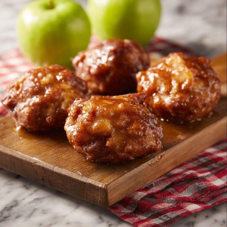 Crispy Apple Fritters with Cinnamon Sugar Glaze Recipe