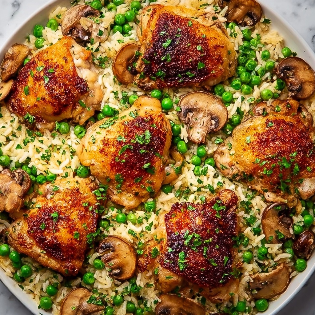One Pan Chicken & Rice Casserole Recipe - Recipe Image