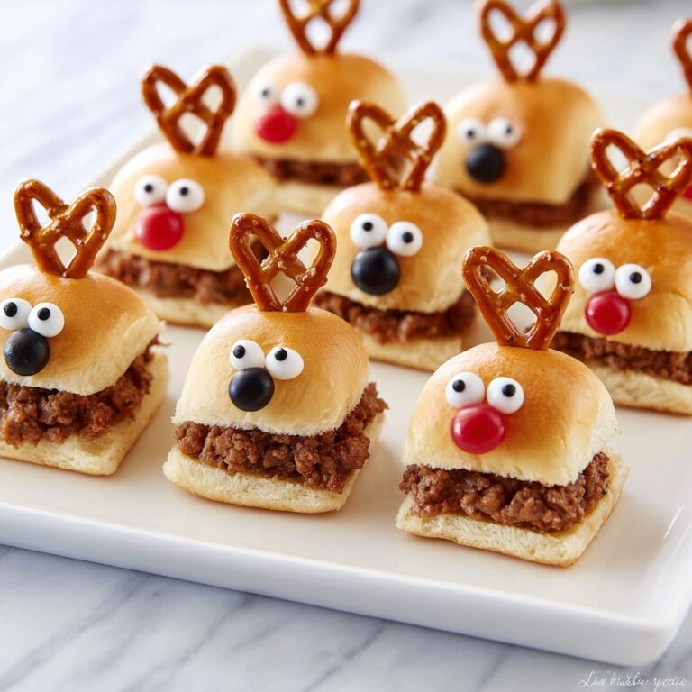 Reindeer Sloppy Joe Sliders Recipe