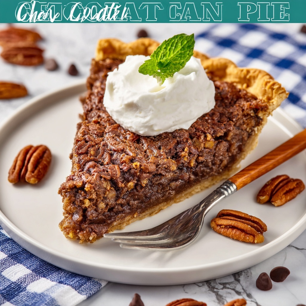 Chocolate Pecan Pie Recipe - Recipe Image