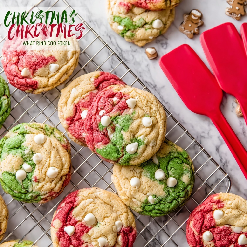 Christmas Color-Changing White Chocolate Chip Cookies Recipe - Recipe Image
