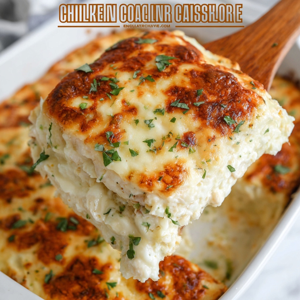 Low-Carb Million Dollar Chicken Casserole Recipe - Recipe Image